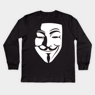 V for Vendetta Kids Long Sleeve T-Shirt